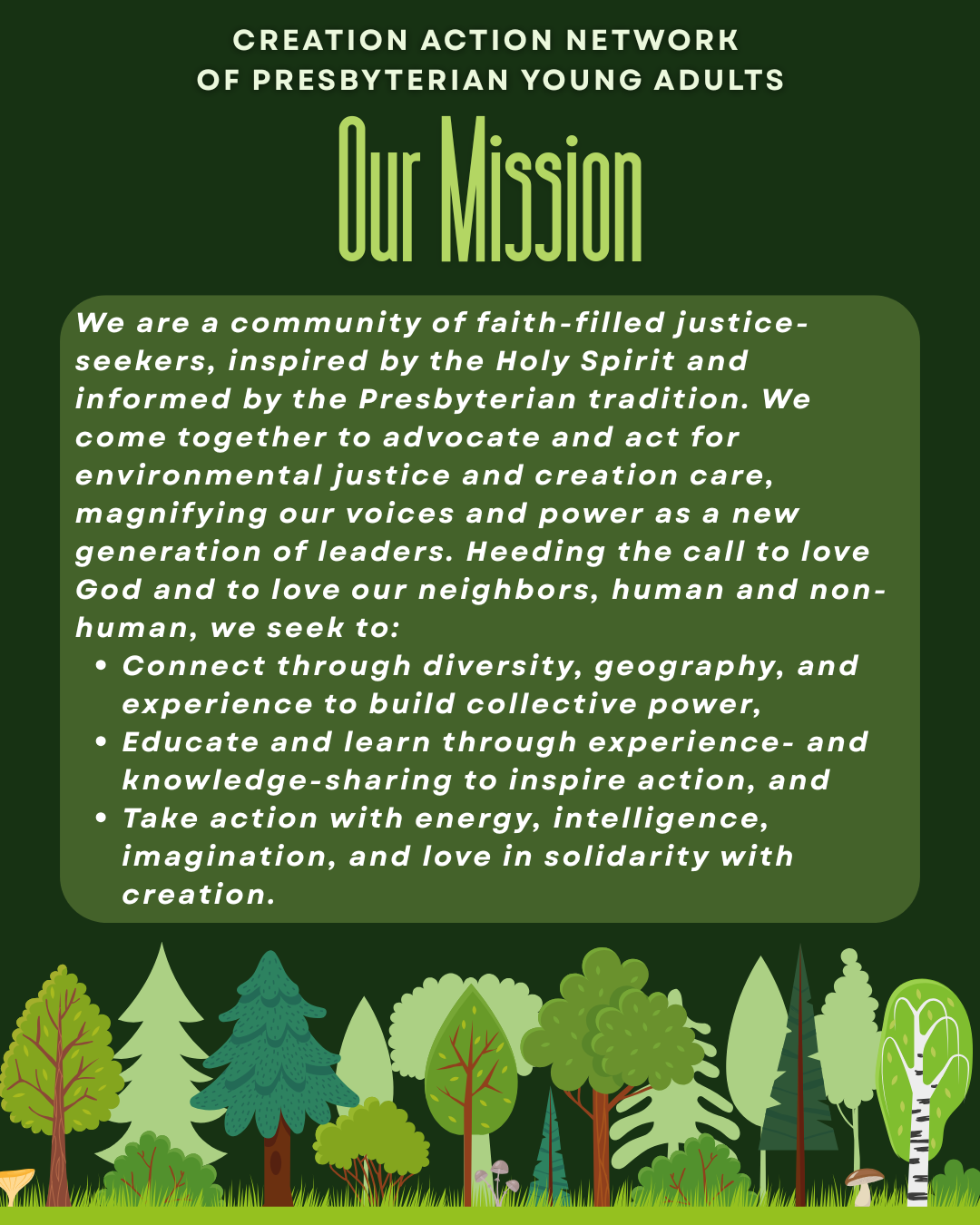 CANOPY Mission Statement graphic